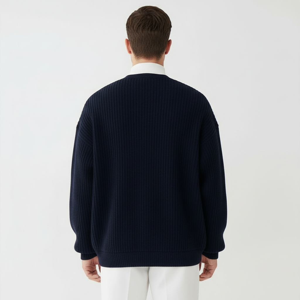 Milan | Gebreide Cardigan met Rits Heren