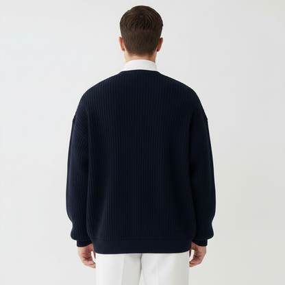 Milan | Gebreide Cardigan met Rits Heren