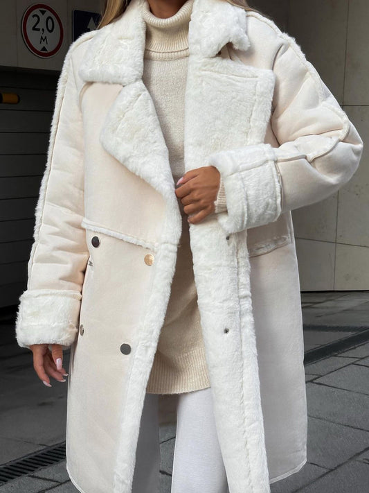 Valentia | Lange Shearling Jas Dames Oversized