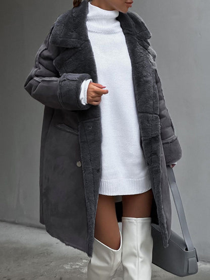 Valentia | Lange Shearling Jas Dames Oversized