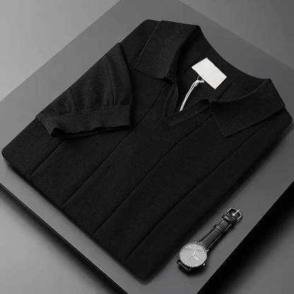 Silvéran | Gebreid Poloshirt Heren