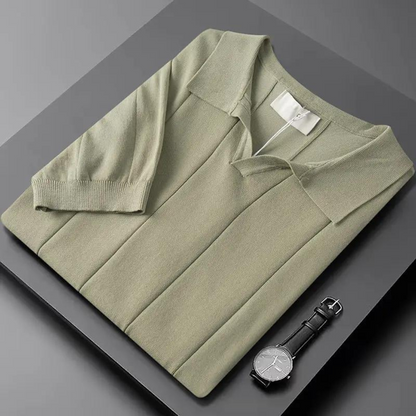 Silvéran | Gebreid Poloshirt Heren