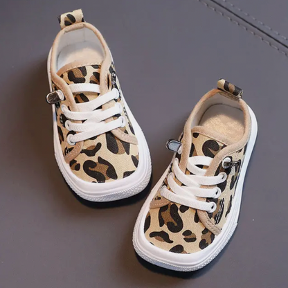 FlexiFeet™ | Barefoot Kindersneakers met Platte Zool en Brede Pasvorm | Minimalistische Canvas Schoenen voor Natuurlijke Voetontwikkeling