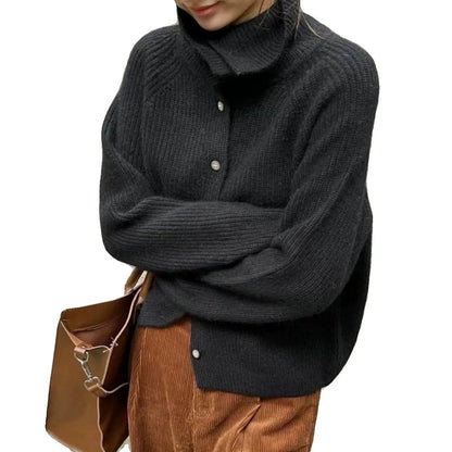 Clémence | Cardigan Dames Met Brede Kraag