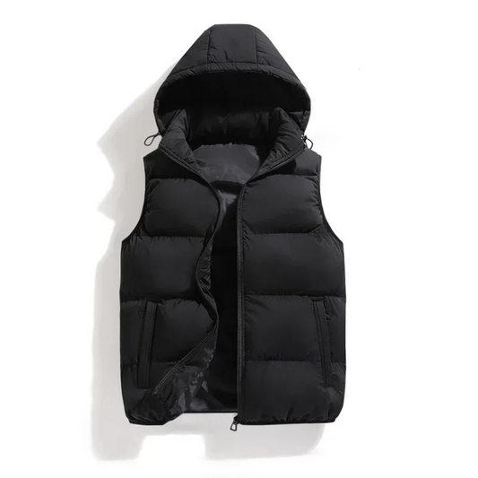 Nilan | Gewatteerde Bodywarmer Met Capuchon