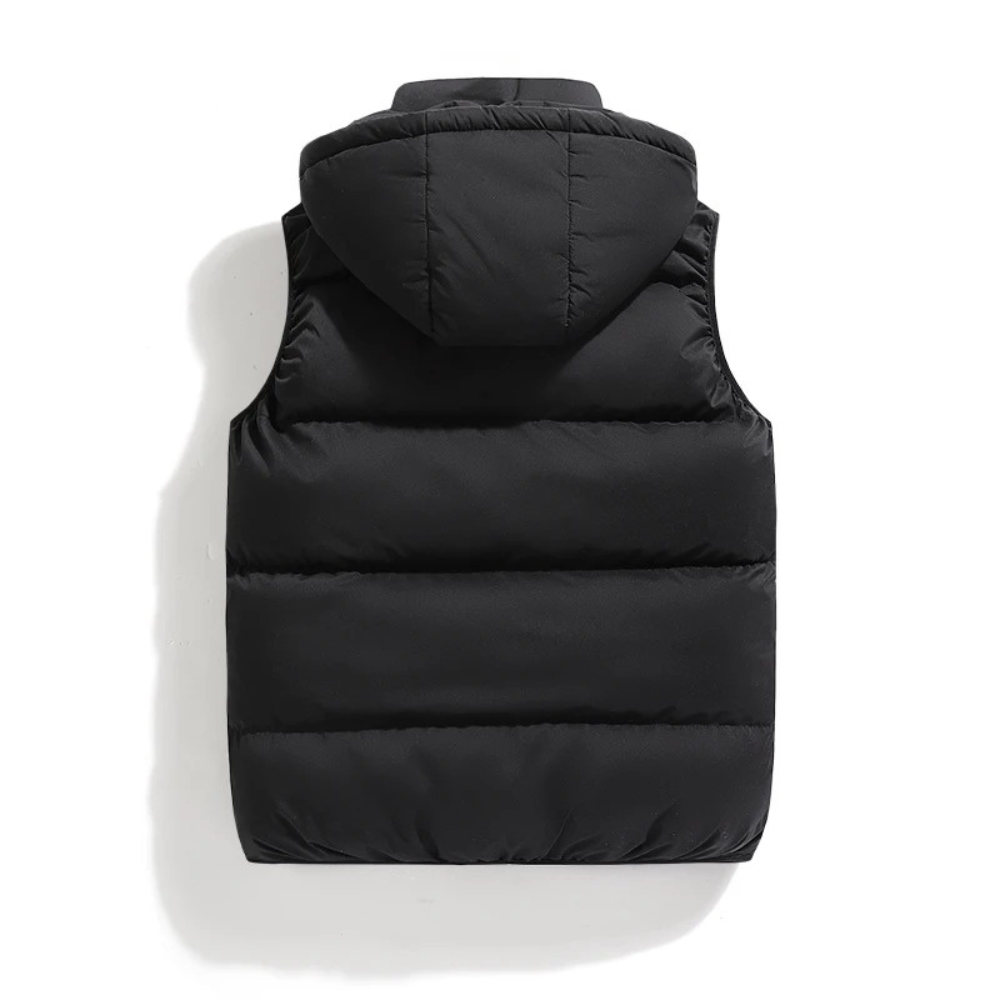 Nilan | Gewatteerde Bodywarmer Met Capuchon