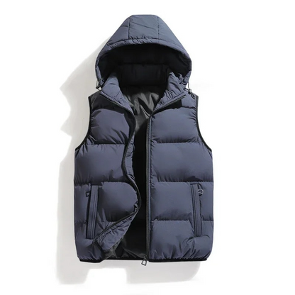 Nilan | Gewatteerde Bodywarmer Met Capuchon