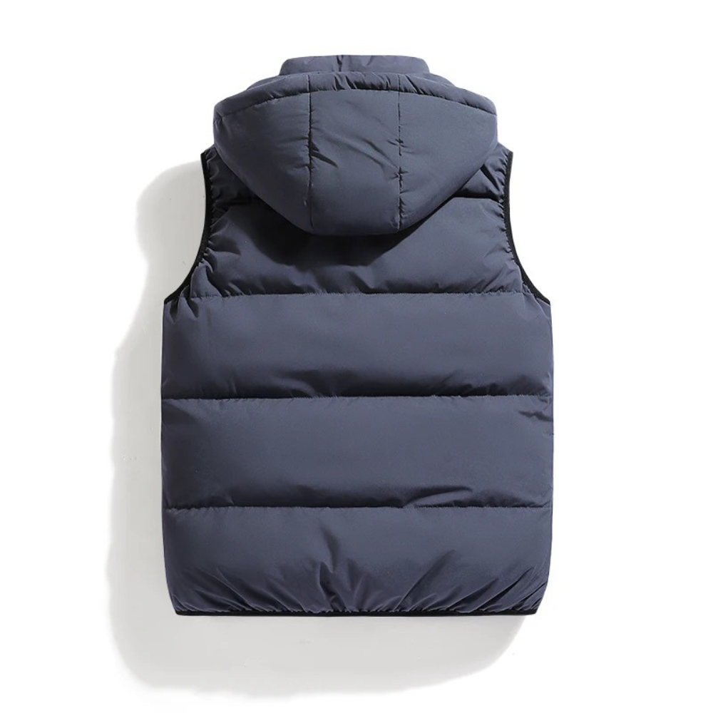 Nilan | Gewatteerde Bodywarmer Met Capuchon