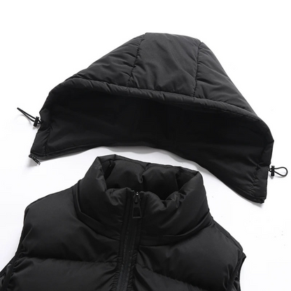 Nilan | Gewatteerde Bodywarmer Met Capuchon