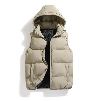 Nilan | Gewatteerde Bodywarmer Met Capuchon
