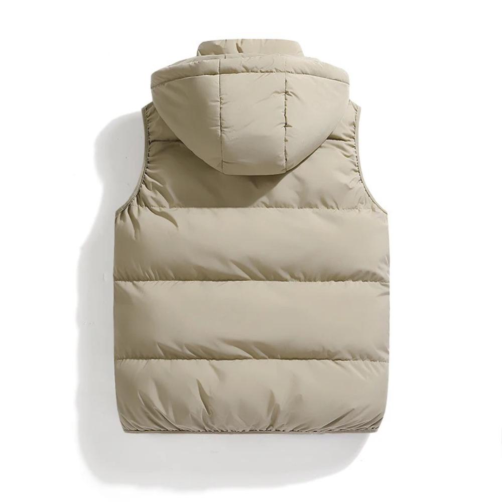 Nilan | Gewatteerde Bodywarmer Met Capuchon