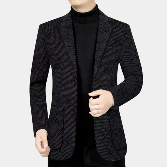 Adrien | Geruite Slim-Fit Blazer