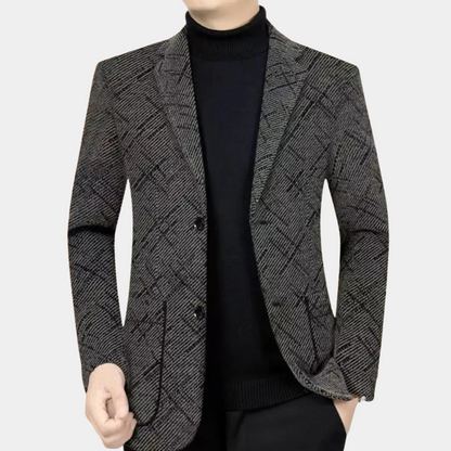 Adrien | Geruite Slim-Fit Blazer