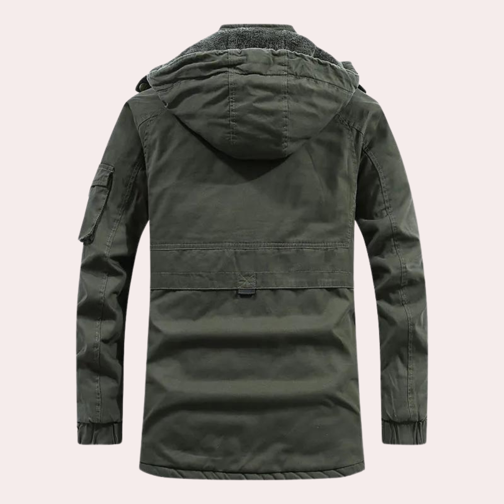 Aren | Halflange Winterjas Met Capuchon