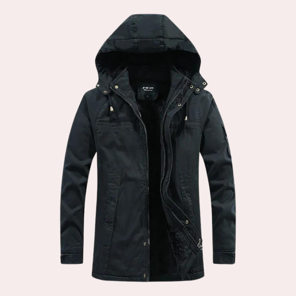 Aren | Halflange Winterjas Met Capuchon