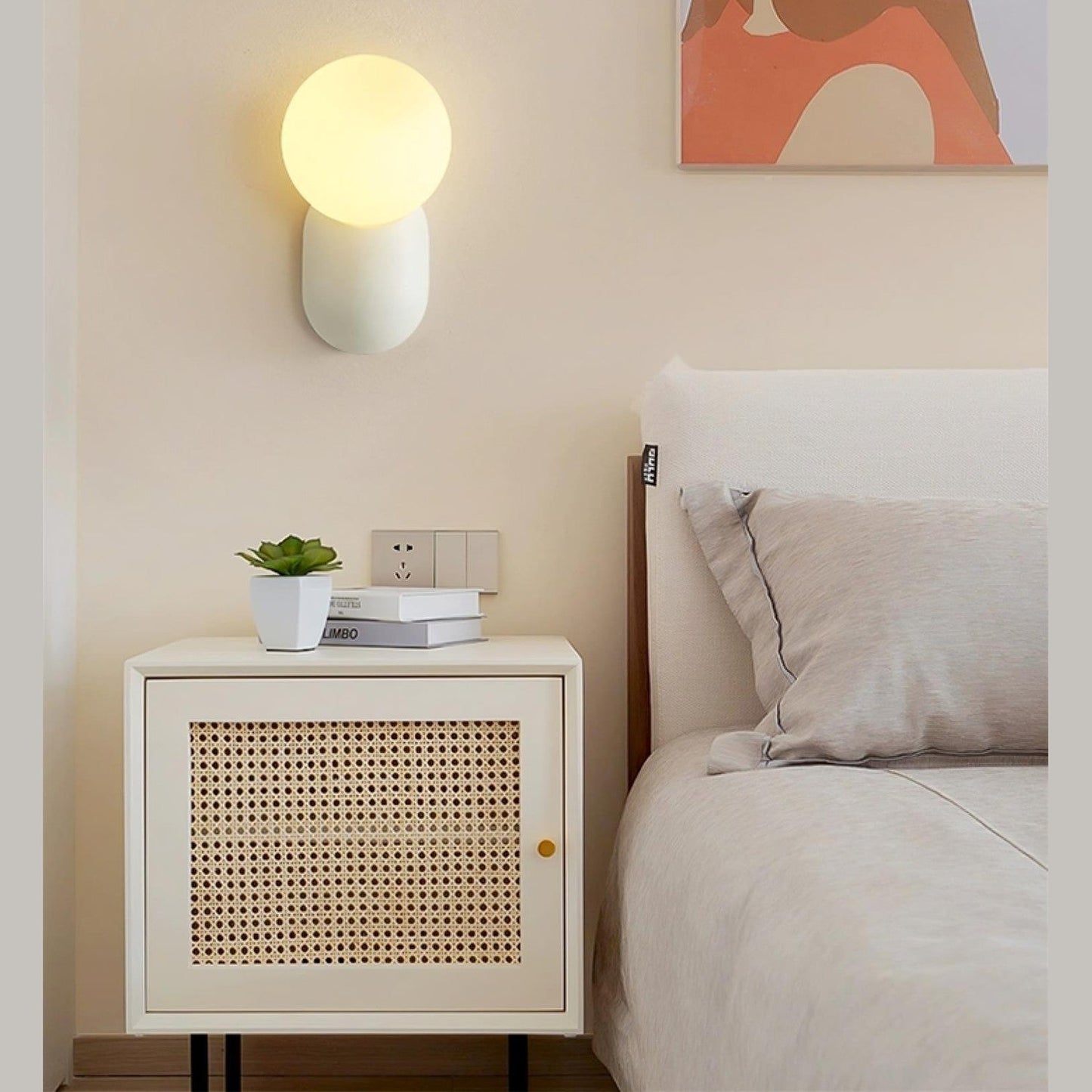 Nordelle | Wandlamp Glazen Bol