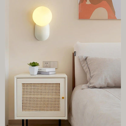 Nordelle | Wandlamp Glazen Bol