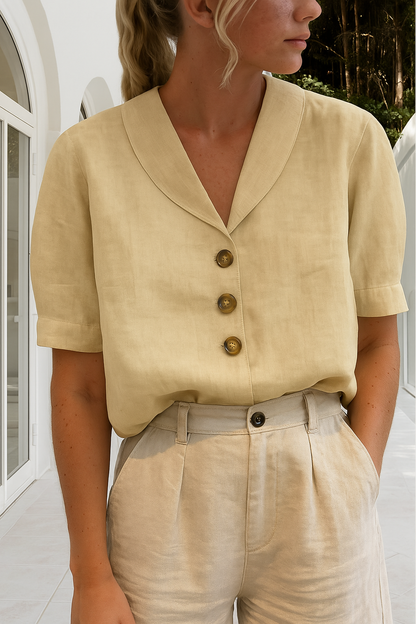 Mireille | V-Hals Zomerblouse Dames