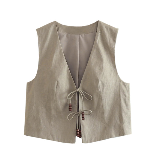 Aluna | Linnenlook Zomergilet Dames
