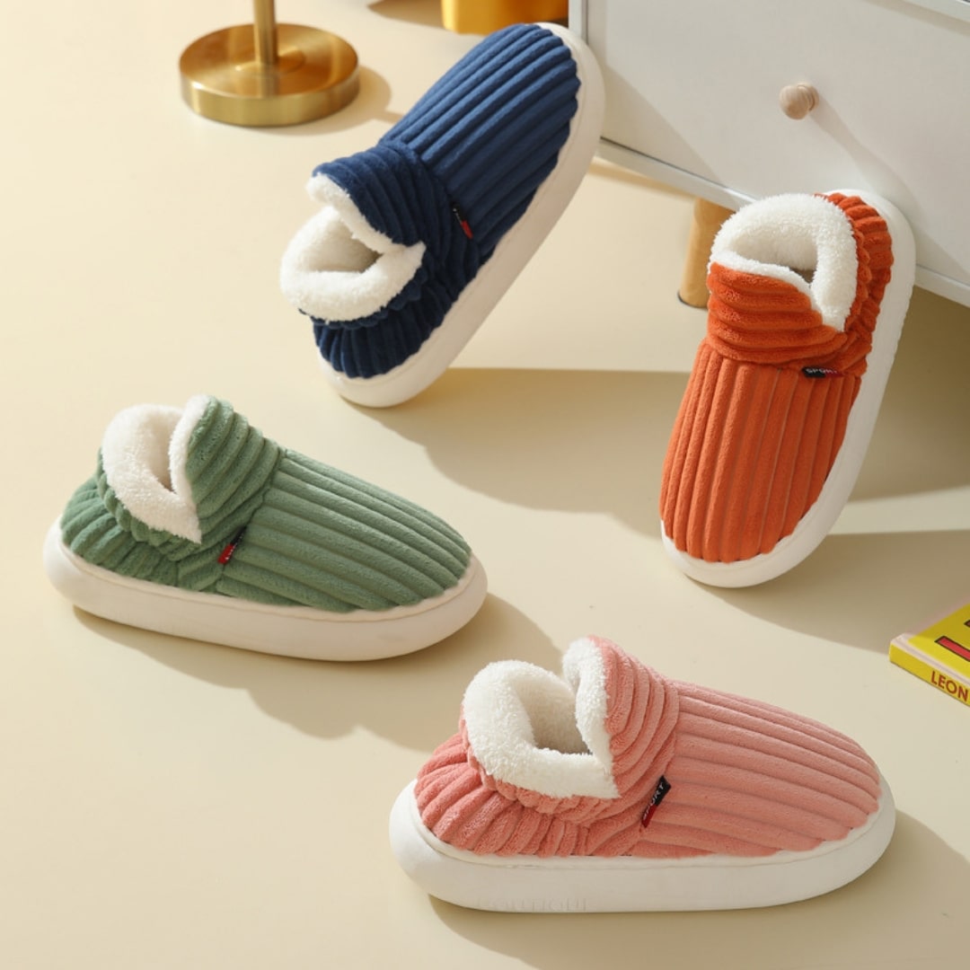 JOMIX Sloffen Dames Pantoffels Pluche Dames Comfortabele JOMIX Sloffen Dames Pantoffels Pluche Dames Comfortabele