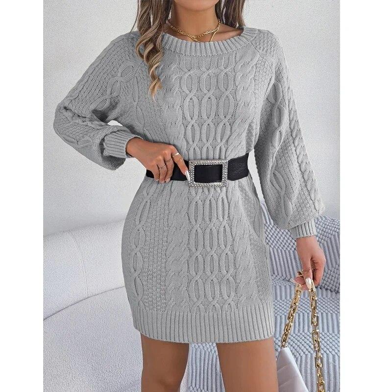 Celestine | Gebreide Sweater Jurk