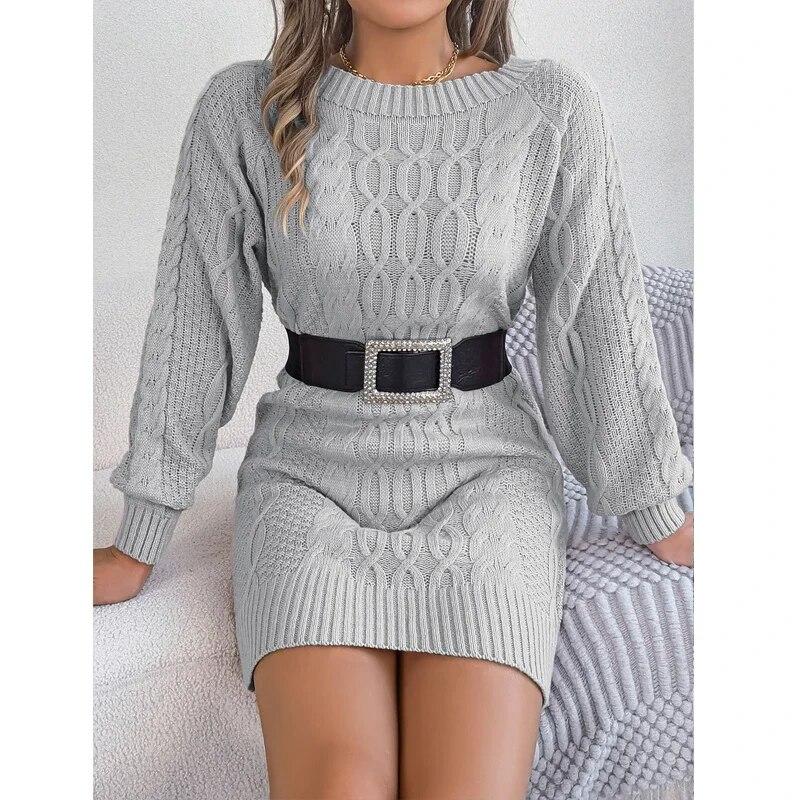 Celestine | Gebreide Sweater Jurk