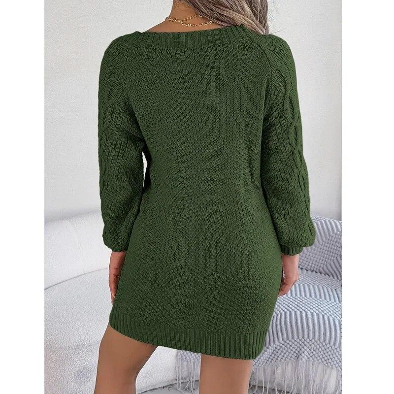 Celestine | Gebreide Sweater Jurk