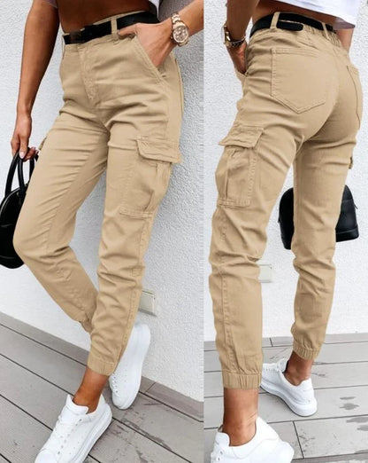 Ravéna | Dames Cargobroek Armygroen Stretch