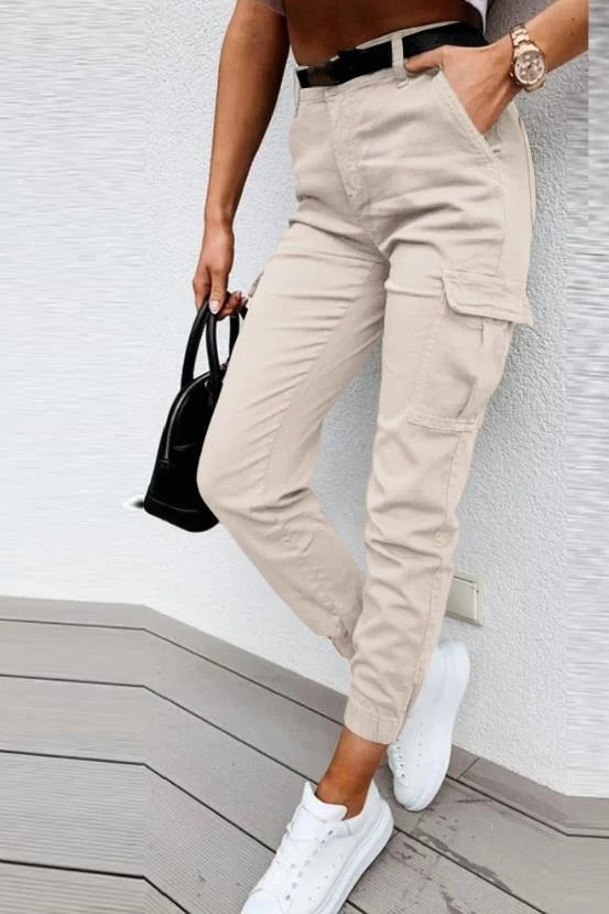 Ravéna | Dames Cargobroek Armygroen Stretch