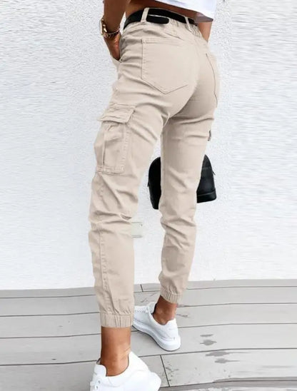 Ravéna | Dames Cargobroek Armygroen Stretch