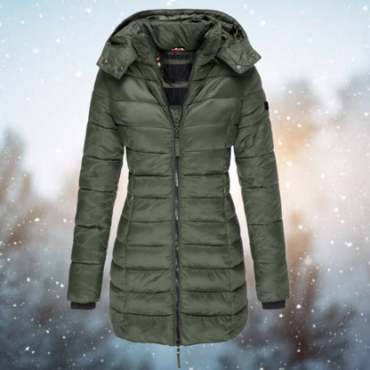 Charlotte™ | Donzen Jas met Capuchon en Stijlvolle Winterbescherming