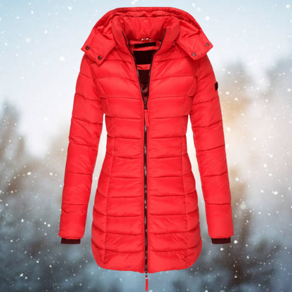 Charlotte™ | Donzen Jas met Capuchon en Stijlvolle Winterbescherming