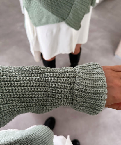Sylvara | Oversized Grofgebreide Trui Dames