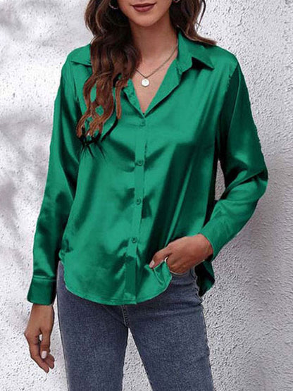 Selene | Satijnen Blouse Dames