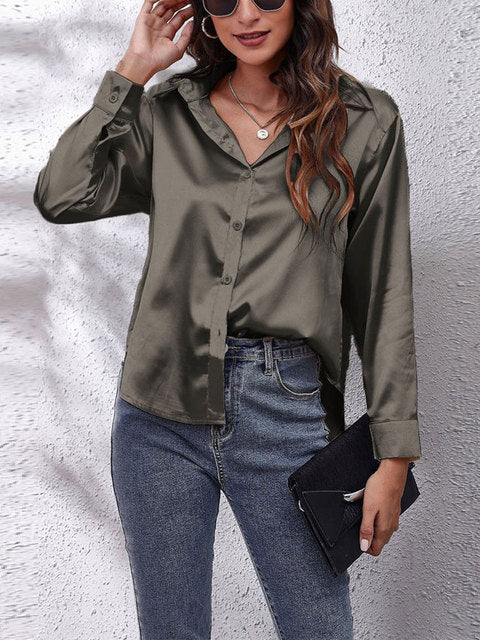 Selene | Satijnen Blouse Dames