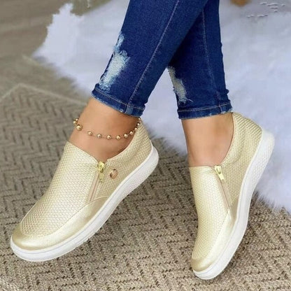 Averra | Dames Slip-On Sneakers Rits