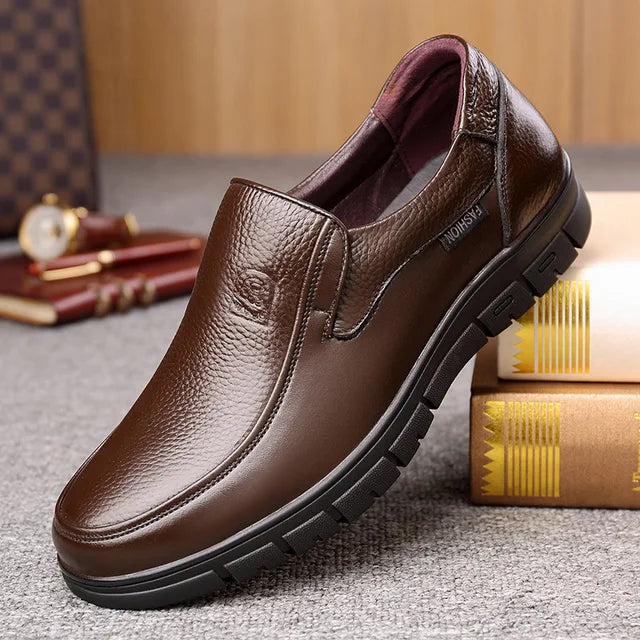 Alessio | Leren Instapschoenen Heren