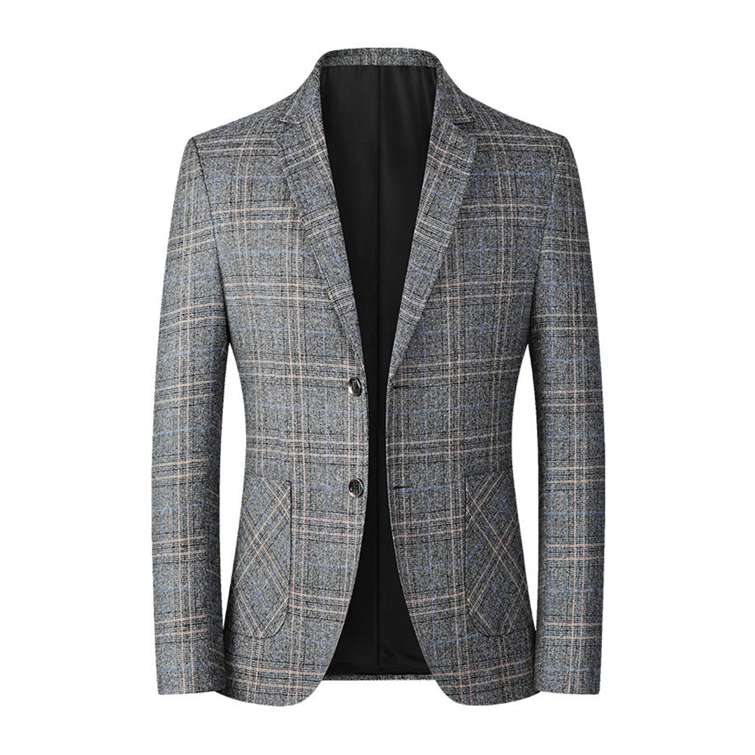 Lucien | Geruite Slim-Fit Heren Blazer