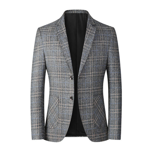 Lucien | Geruite Slim-Fit Heren Blazer
