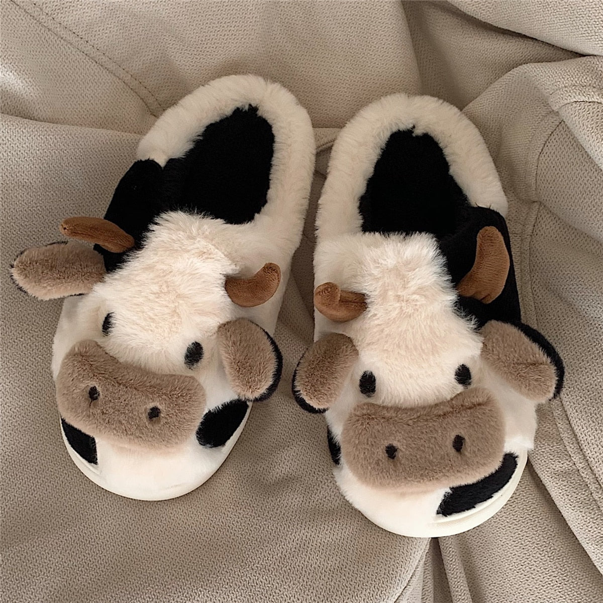 Amalia | Fluffy dieren pantoffels