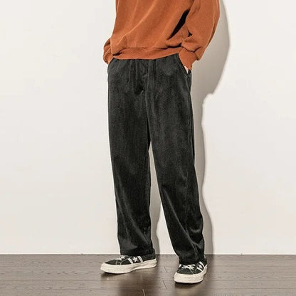 Santino | Heren Wijde Corduroy Broek