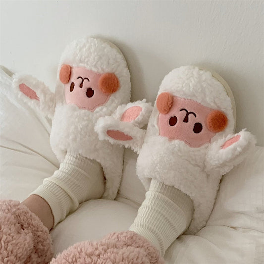 Amalia | Fluffy dieren pantoffels