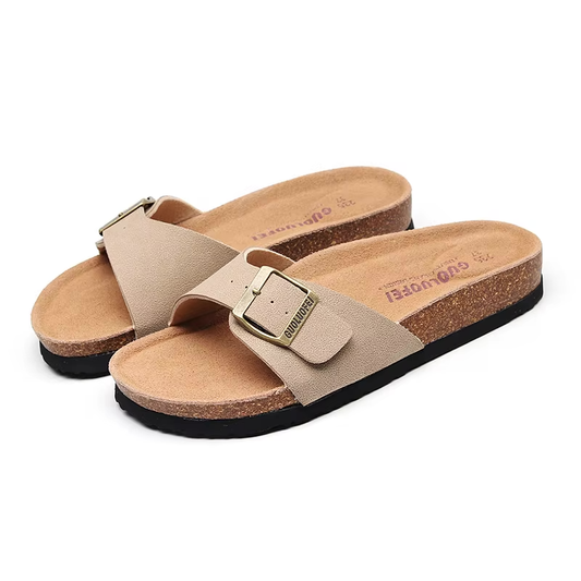 Britta™ | Orthopedische Slippers met Gesp en Elegante Stijl
