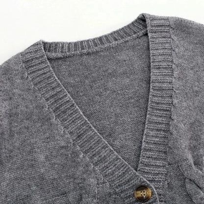 Emelien™ | Korte Gebreide Cardigan met Knopen