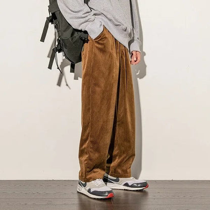 Santino | Heren Wijde Corduroy Broek