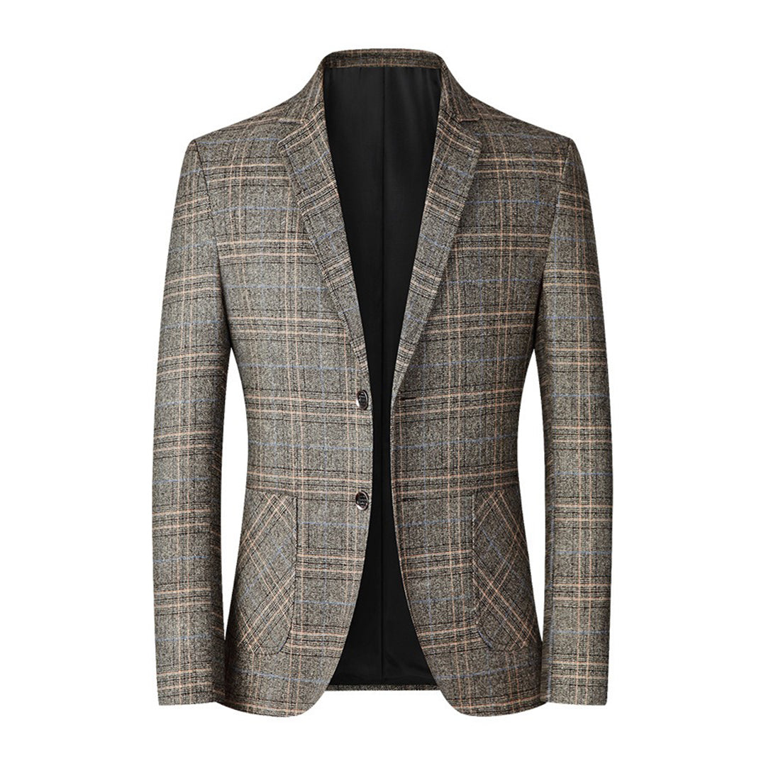 Lucien | Geruite Slim-Fit Heren Blazer