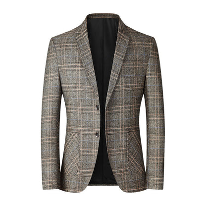 Lucien | Geruite Slim-Fit Heren Blazer