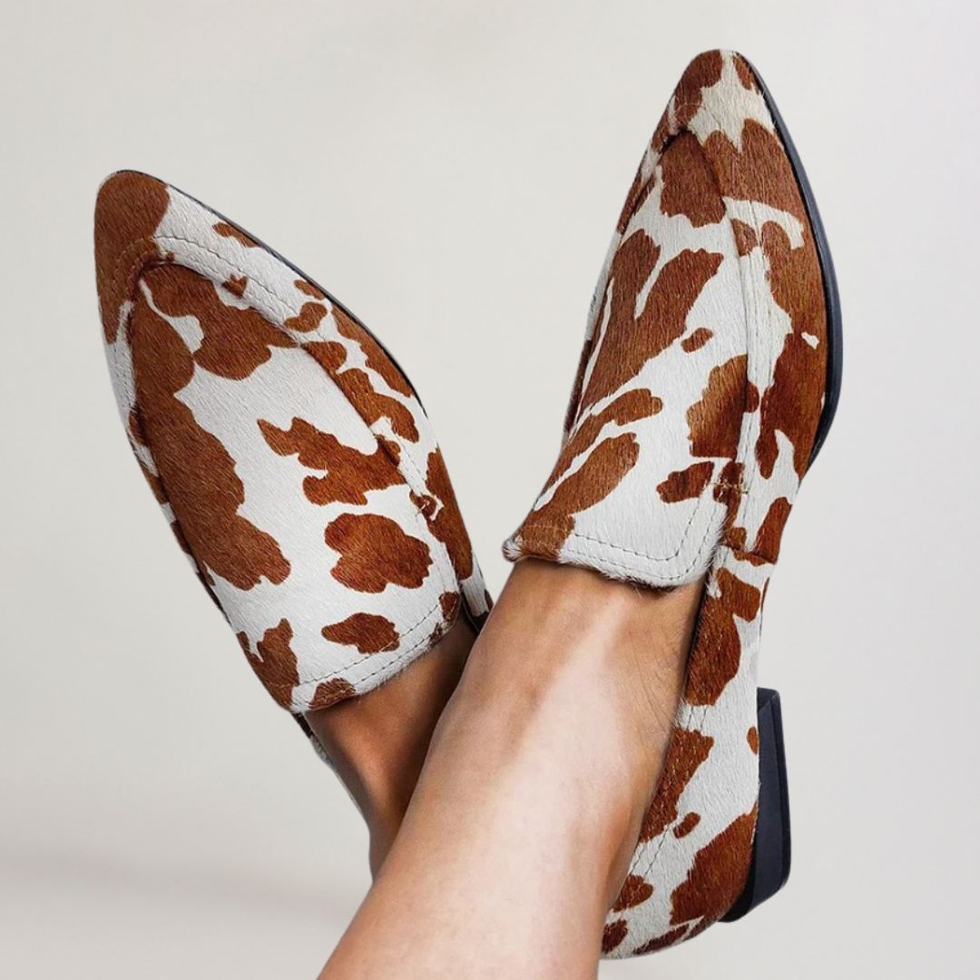 Carmine | Loafers Koeienprint