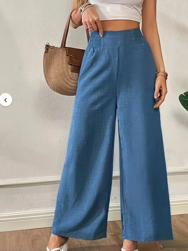 Léa | High-Waist Wijde Pantalon