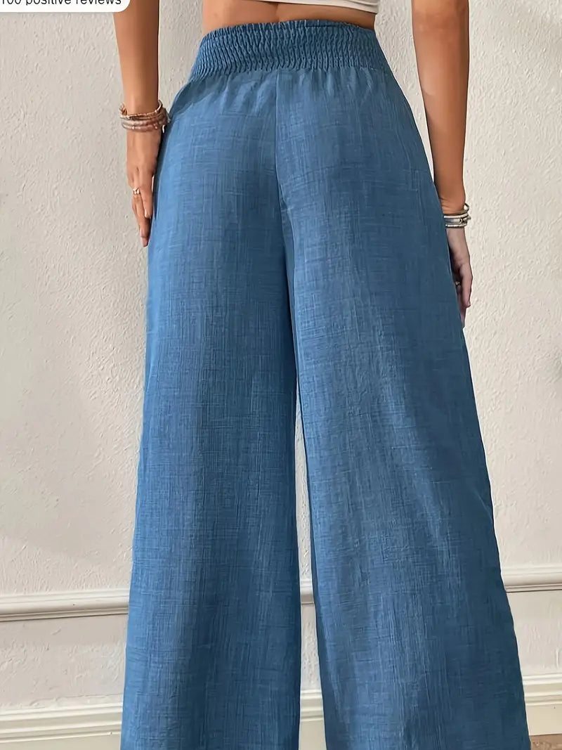 Léa | High-Waist Wijde Pantalon